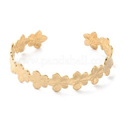 304 Stainless Steel Cuff Bangles for Women&nbsp;BJEW-K263-05G-06