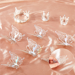 Alloy Rhinestones Crown Cake Decoration&nbsp;DIY-SP0003-25S