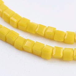 Opaque Glass Beads Strands&nbsp;EGLA-F121-NC02