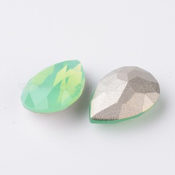 Faceted Teardrop K9 Glass Rhinestone Cabochons&nbsp;RGLA-I001-10x7mm-032