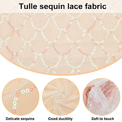 Polyester Lace Fabric&nbsp;DIY-WH0409-97A