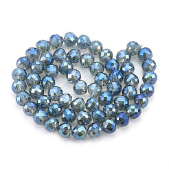 Electroplate Glass Beads Strands&nbsp;EGLA-T010-01F