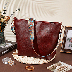 PU Leather Shoulder Bags with Ethic Bag Starp&nbsp;AJEW-WH20816-217D-1