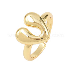 Brass Cuff Rings for Women&nbsp;RJEW-Z113-08G