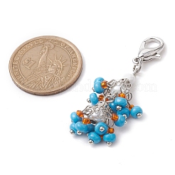 Glass Seed Bead Pendant Decorations&nbsp;HJEW-MZ00057