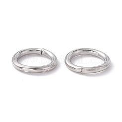 Non-Tarnish 304 Stainless Steel Open Jump Rings&nbsp;X-STAS-C040-01I-P