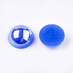 ABS Plastic Imitation Pearl Cabochons&nbsp;OACR-S025-6mm-01