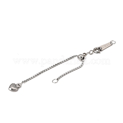 Adjustable 304 Stainless Steel Box Chain Extender&nbsp;SA-CBA61B8-05P-B