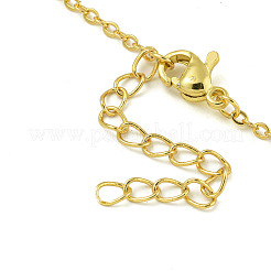 Brass Clear Cubic Zirconia Christmas Bell with Bowknot Pendant Necklaces&nbsp;NJEW-G148-01G