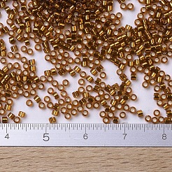 MIYUKIデリカビーズ  シリンダー  日本製シードビーズ  11/0  （db0144)シルバーライニングダークトパーズ  1.3x1.6mm  穴：0.8mm  約10000個/袋  50 G /袋&nbsp;SEED-X0054-DB0144