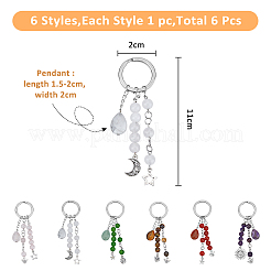 Natural Gemstone Keychains&nbsp;KEYC-AB00080