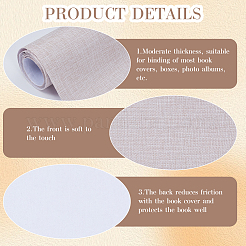 DIY Imitation Linen Fabric&nbsp;SENE-WH0003-37A-11