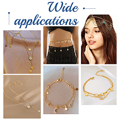 DIY Brass Cable Chains Bracelets Necklaces Making Kits&nbsp;DIY-UN0006-22C