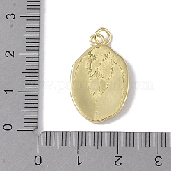 Brass Micro Pave Cubic Zirconia Pendants&nbsp;KK-E110-09G