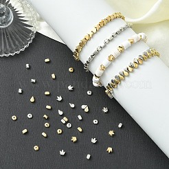 CCB プラスチックビーズセット  混合図形  ミックスカラー  4x3.5mm  穴：1.2mm  2色  180個/カラー  360pc&nbsp;CCB-YW0001-44