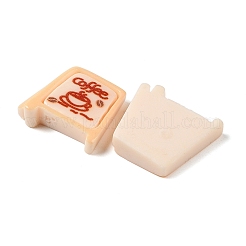 Coffee Theme Opaque Resin Decoden Cabochons&nbsp;RESI-S398-01B