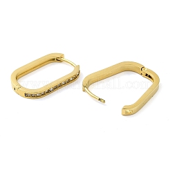 304 Stainless Steel Hoop Earrings with Rhinestone&nbsp;EJEW-G364-10G