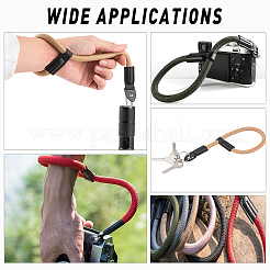 2Pcs 2 Style Polyester & Polypropylene Camera Wristband&nbsp;AJEW-CA0002-22