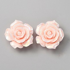Opaque Resin Cabochons&nbsp;RESI-WH0013-18B