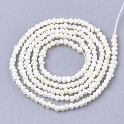 Natural Cultured Freshwater Pearl Beads Strands&nbsp;PEAR-T003-24