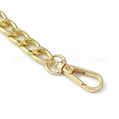 Aluminum Curb Chain Bag Shoulder Straps&nbsp;FIND-WH0129-76B-G