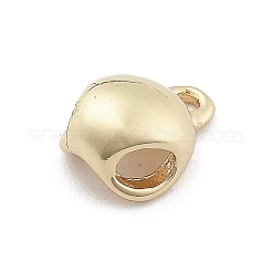 チューブベイル  ラウンド  14KGP本金メッキ  9x7x4mm  穴：1.1mm&nbsp;LS-KK-M306-07G-02