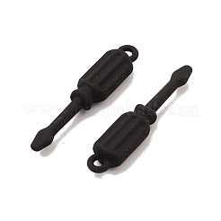 Spray Painted Alloy Pendants&nbsp;PALLOY-K003-17