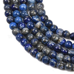 Natural Lapis Lazuli Round Beads Strands&nbsp;G-I181-09-4mm