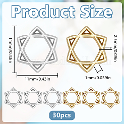 30Pcs Long-Lasting Plated Alloy Bead Frame&nbsp;FIND-HY0004-91