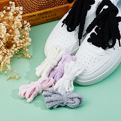 6 Pairs 6 Colors Fiber Shoelaces&nbsp;AJEW-FH0005-98