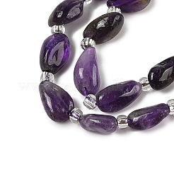 Natural Amethyst Beads Strands&nbsp;G-Q023-D01-01