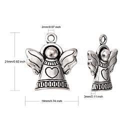 Tibetan Style Alloy Pendants&nbsp;TIBEB-A11978-AS-FF