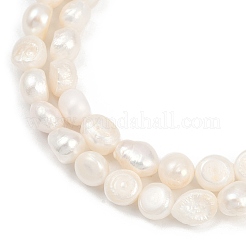 Natural Cultured Freshwater Pearl Beads Strands&nbsp;PEAR-P064-20L-01A