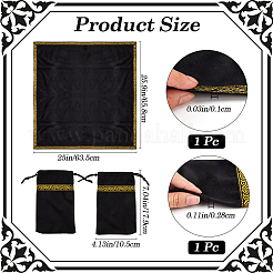 Square Velvet Tablecloth&nbsp;AJEW-WH0314-315