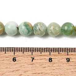 Natural Green Quartz Round Beads Strands&nbsp;G-Z127-A01-8mm