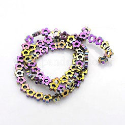 Electroplate Non-magnetic Synthetic Hematite Beads Strands&nbsp;G-J217C-10