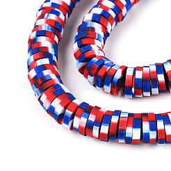 Handmade Polymer Clay Beads Strands&nbsp;CLAY-ZX008-08C