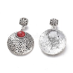 Tibetan Style Alloy European Dangle Charms&nbsp;TIBE-F027-01AS-RS