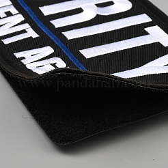 Security Personnel Polyester Embroidered Appliques&nbsp;PATC-WH0017-10C-01