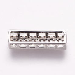Brass Micro Pave Cubic Zirconia Pendants&nbsp;ZIRC-E119-91P