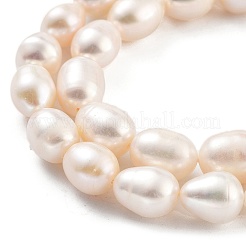 Natural Cultured Freshwater Pearl Beads Strands&nbsp;PEAR-P062-14D-X