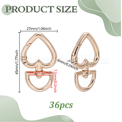 36Pcs Zinc Alloy Swivel Clasps&nbsp;FIND-GO0004-31