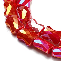 AB Color Plated Glass Beads Strands&nbsp;EGLA-P051-06B-B06