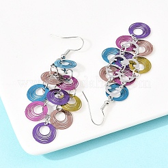 430 Stainless Steel Dangle Earrings&nbsp;EJEW-B157-01C