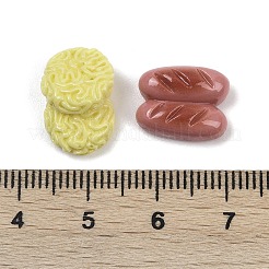 オペーク樹脂カボション  混合図形  模造鍋の材料  ミックスカラー  8.5~13x10~16.5x5.5~7.5mm&nbsp;RESI-K043-12