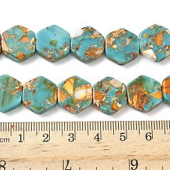 Dyed Synthetic Imperial Jasper Beads Strands&nbsp;G-D337-14mm-A02
