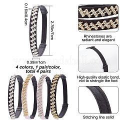 4 Pairs 4 Colors Anti-Loose Shoe Laces for High-Heeled Shoes&nbsp;DIY-CP0008-56