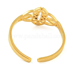 304 Stainless Steel Adjustable Open Rings&nbsp;RJEW-S237-03G