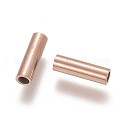 Ion Plating(IP) 304 Stainless Steel Tube Beads&nbsp;STAS-L216-23G-RG