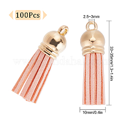 100Pcs Faux Suede Tassel Pendant Decorations&nbsp;FIND-SC0003-22B